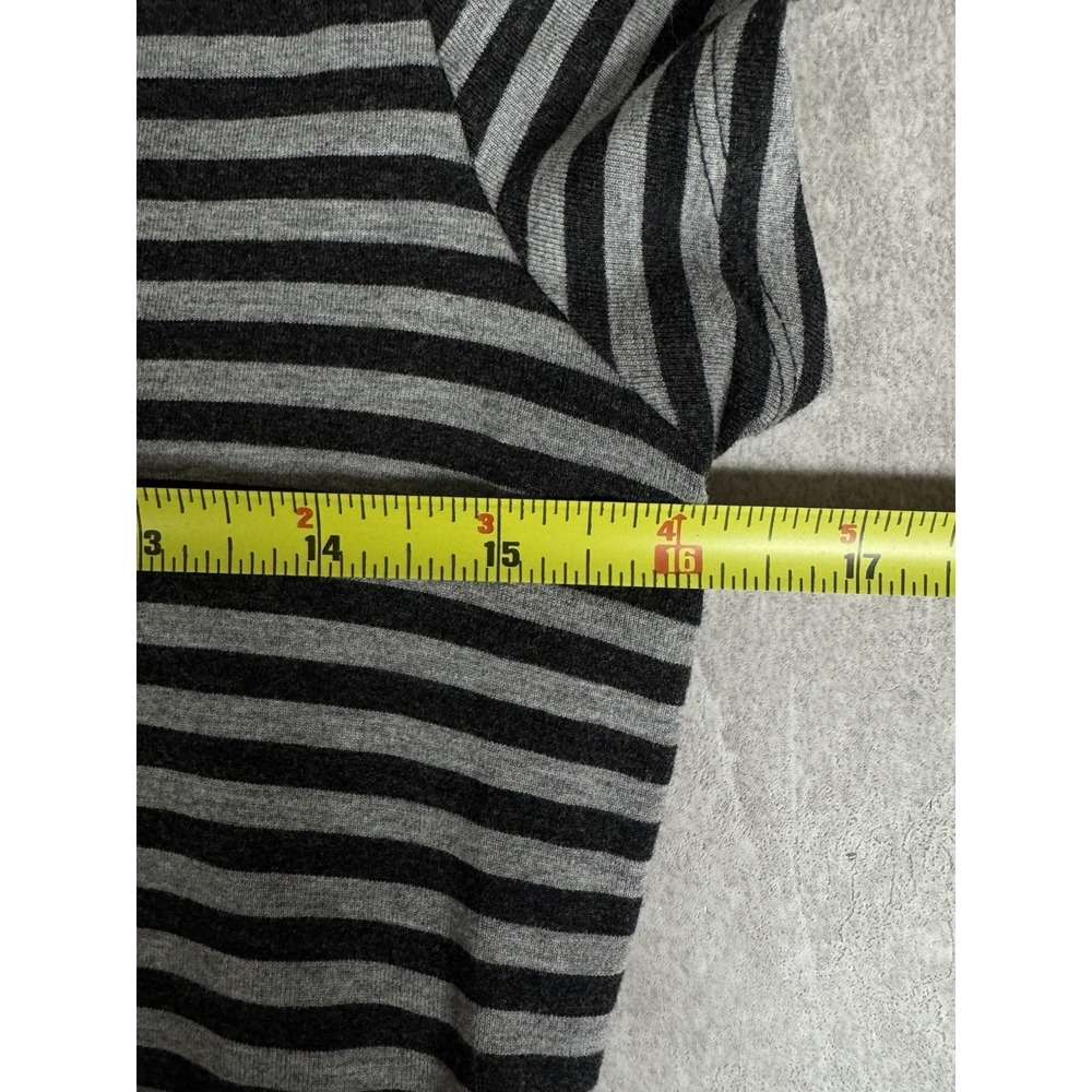 Athleta Women's Striped Tee Dress in Charcoal Heather Size Small #983209 - Picture 9 of 9